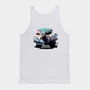 Moose- WILD NATURE - MOSE -6 Tank Top